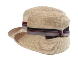 Panama Strohhut City natur/rost mit farbigem Rebsband