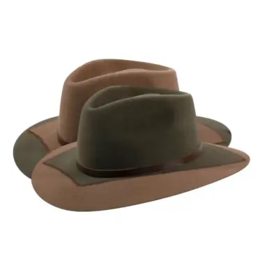 Fedora Travel Velours „Forest Atmosphere“ – zweifarbig, Handarbeit Schweiz