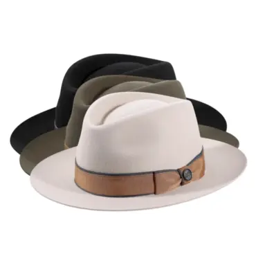 Fedora Haarfilz „Paspel und Garn“ – Handgefertigt in der Schweiz