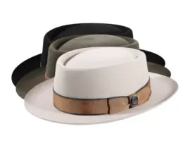 Fedora niederer Kopf „Paspel & Garn“ – Handgefertigt in der Schweiz