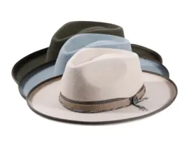 Fedora Urban Authentic – handgefertigter Wollfilzhut mit Rebsband und Kordel