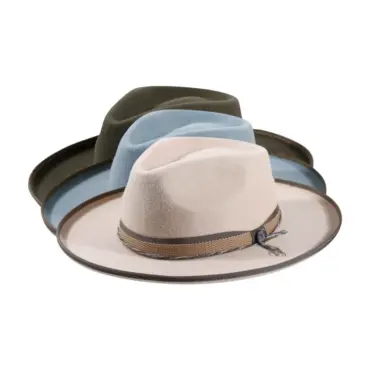 Fedora Urban Authentic – handgefertigter Wollfilzhut mit Rebsband und Kordel