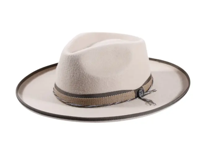 Fedora Urban Authentic – handgefertigter Wollfilzhut mit Rebsband und Kordel