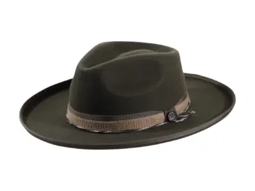 Fedora Urban Authentic – handgefertigter Wollfilzhut mit Rebsband und Kordel