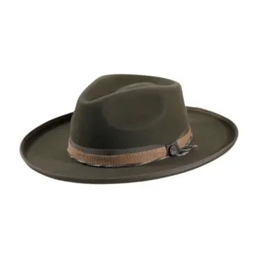 Fedora Urban Authentic – handgefertigter Wollfilzhut mit Rebsband und Kordel
