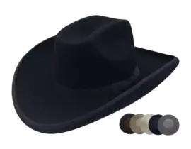 Westernhut Sonora aus biberfilz – handgefertigt in der Schweiz, breite Krempe, hoher Tragekomfort, ideal für Westernreiten und Country-Events.