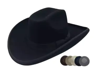 Westernhut Sonora aus biberfilz – handgefertigt in der Schweiz, breite Krempe, hoher Tragekomfort, ideal für Westernreiten und Country-Events.