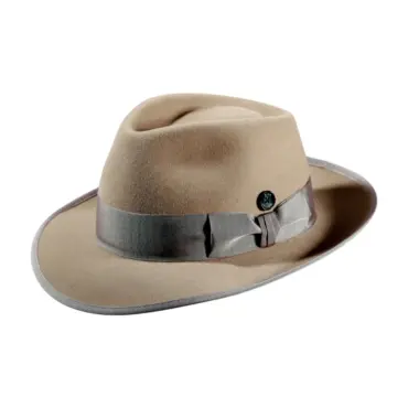 Bogart Fedora Haarfilzhut mit Klapprand – handgefertigt in der Schweiz