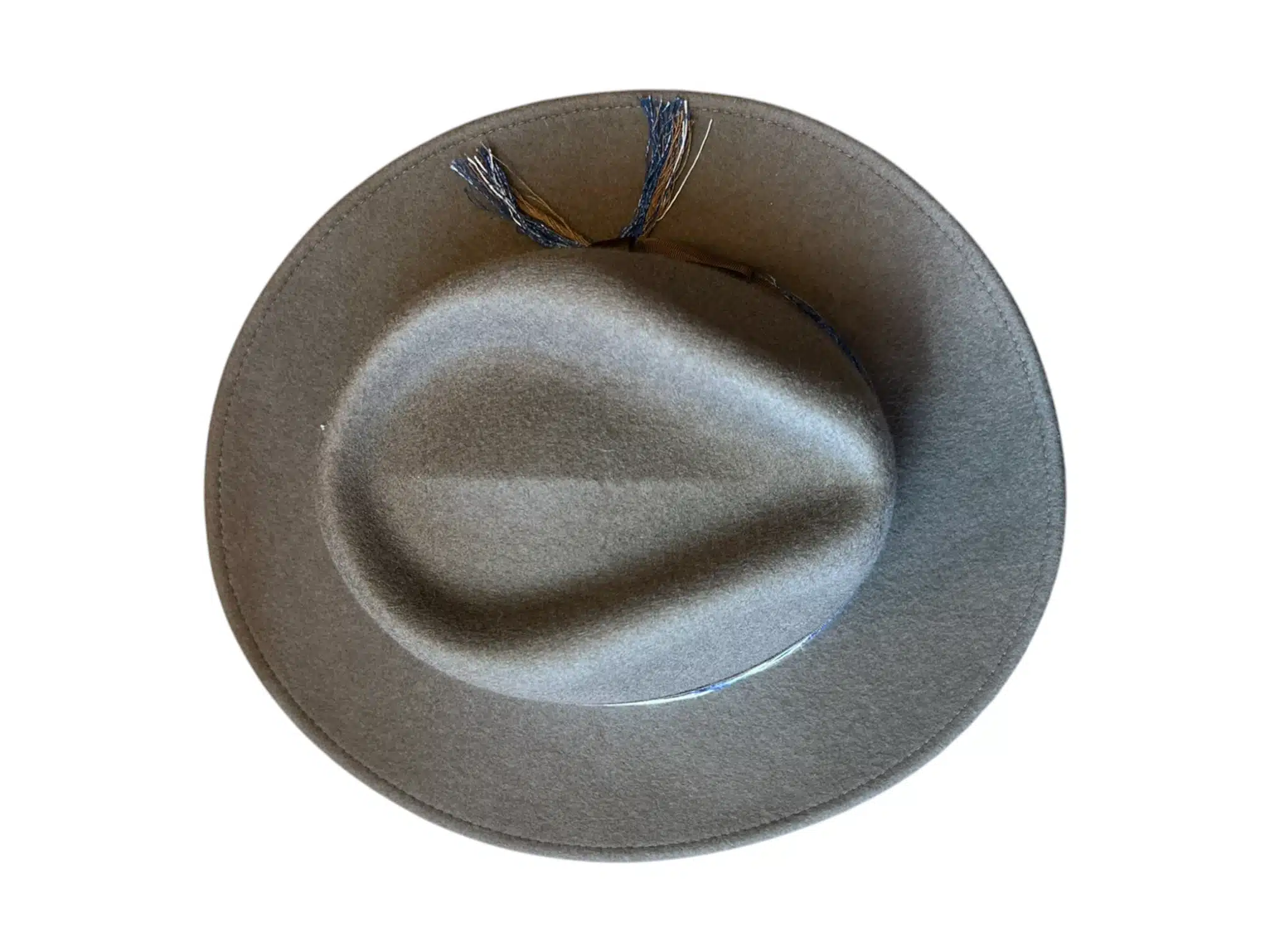 Fedora Wolle "waxed Ribbon" – Bild 7