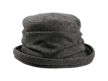 Damenmütze Merino Wolle Moon Anthrazit