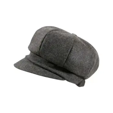 Ballonmütze Merino Wolle Moon Anthrazit