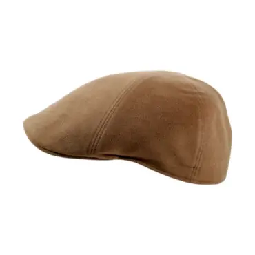 Schiebermütze Antonio aus Baumwolle in Camel