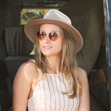 Stoffhut Traveller Mesh-Krone mit Kunstlederband – hochwertige Kopfbedeckung von Fiebig bei Hut Factory Schweiz