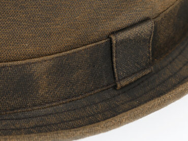 Stoffhut Pork Pie gewaschene Baumwolle – hochwertige Kopfbedeckung von Fiebig bei Hut Factory Schweiz