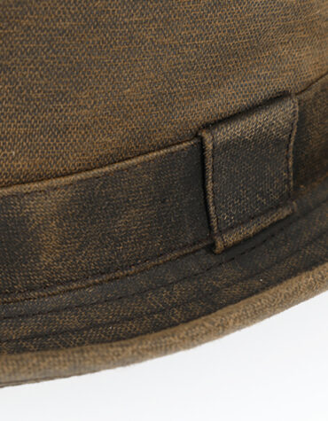 Stoffhut Pork Pie gewaschene Baumwolle – hochwertige Kopfbedeckung von Fiebig bei Hut Factory Schweiz