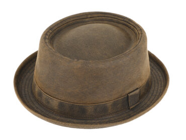 Stoffhut Pork Pie gewaschene Baumwolle – hochwertige Kopfbedeckung von Fiebig bei Hut Factory Schweiz