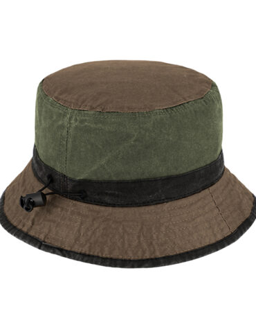 Fischerhut gewaschene Baumwolle mit Tunnelzug – hochwertige Kopfbedeckung von Fiebig bei Hut Factory Schweiz