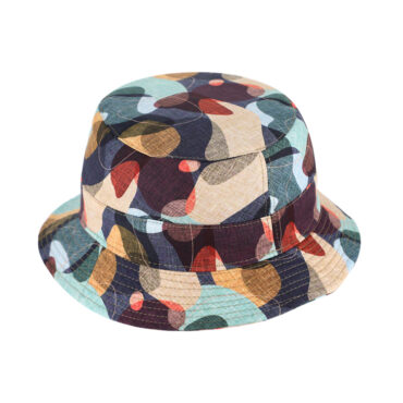 Fischerhut mehrfarbig gemustert – hochwertige Kopfbedeckung von Fiebig bei Hut Factory Schweiz
