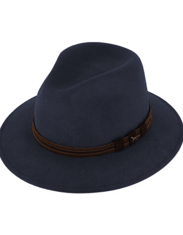 Wollfilzhut Traveller mit Metallpin waterproof und crushable – hochwertige Kopfbedeckung von Fiebig bei Hut Factory Schweiz