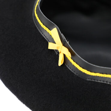 Baskenmütze Wollfilz mit Innenfutter und Innenband – hochwertige Kopfbedeckung von Fiebig bei Hut Factory Schweiz