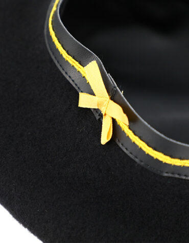 Baskenmütze Wollfilz mit Innenfutter und Innenband – hochwertige Kopfbedeckung von Fiebig bei Hut Factory Schweiz