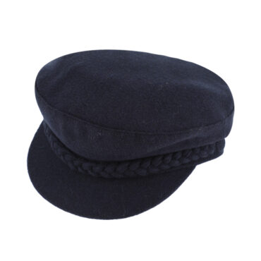 Schiffermütze uni mit breiter Kordel – hochwertige Kopfbedeckung von Fiebig bei Hut Factory Schweiz