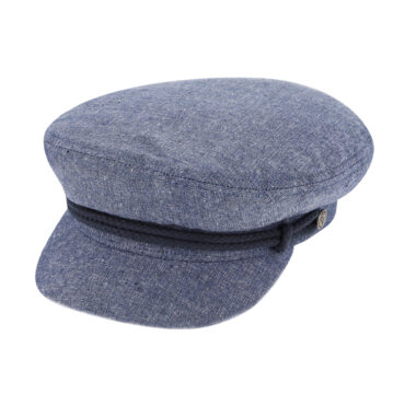 Schiffermütze Baumwolle mit Kordel und Ankerknöpfen – hochwertige Kopfbedeckung von Fiebig bei Hut Factory Schweiz