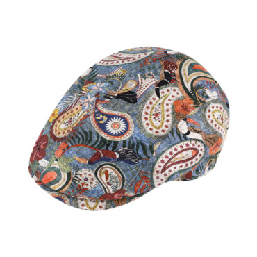 Flatcap Baumwolle Paisleymuster – hochwertige Kopfbedeckung von Fiebig bei Hut Factory Schweiz