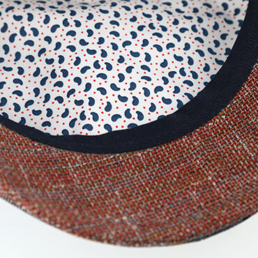 Flatcap Leinen gestreift und meliert – hochwertige Kopfbedeckung von Fiebig bei Hut Factory Schweiz