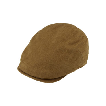 Flatcap Leinen mit Steg UV-Schutz uni – hochwertige Kopfbedeckung von Fiebig bei Hut Factory Schweiz