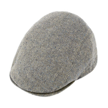 Flatcap Seide Herringbone UV-Schutz – hochwertige Kopfbedeckung von Fiebig bei Hut Factory Schweiz