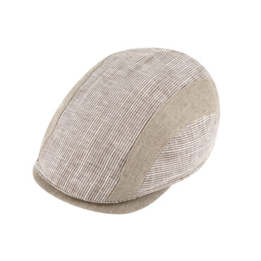 Flatcap feine Streifen uni – hochwertige Kopfbedeckung von Fiebig bei Hut Factory Schweiz