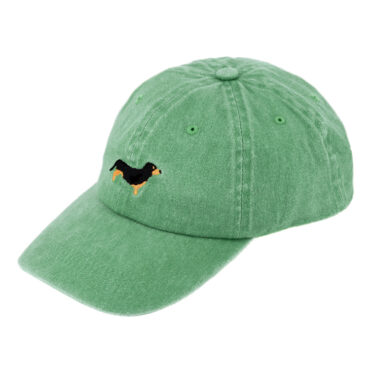 Baseballcap gewaschene Baumwolle Stickerei Dackel UV-Schutz – hochwertige Kopfbedeckung von Fiebig bei Hut Factory Schweiz