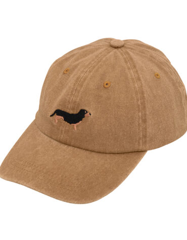 Baseballcap gewaschene Baumwolle Stickerei Dackel UV-Schutz – hochwertige Kopfbedeckung von Fiebig bei Hut Factory Schweiz