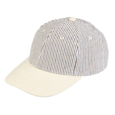 Baseballcap feine Streifen Schirm uni – hochwertige Kopfbedeckung von Fiebig bei Hut Factory Schweiz