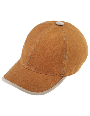Baseballcap 6-Panel Leinen melange UV-Schutz – hochwertige Kopfbedeckung von Fiebig bei Hut Factory Schweiz