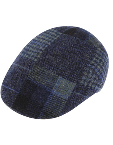 Flatcap Wolle Patchwork – hochwertige Kopfbedeckung von Fiebig bei Hut Factory Schweiz