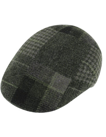 Flatcap Wolle Patchwork – hochwertige Kopfbedeckung von Fiebig bei Hut Factory Schweiz