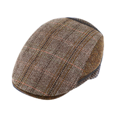 Flatcap Fischgrät mit Detailnähten – hochwertige Kopfbedeckung von Fiebig bei Hut Factory Schweiz