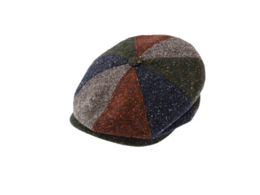 8-Panel Cap Wolle Panels mehrfarbig und melange – hochwertige Kopfbedeckung von Fiebig bei Hut Factory Schweiz