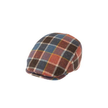 Flatcap Shetland Wolle kariert – hochwertige Kopfbedeckung von Fiebig bei Hut Factory Schweiz