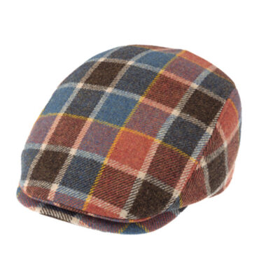 Flatcap Shetland Wolle kariert – hochwertige Kopfbedeckung von Fiebig bei Hut Factory Schweiz