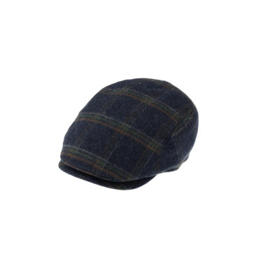 Flatcap Merino Wolle kariert – hochwertige Kopfbedeckung von Fiebig bei Hut Factory Schweiz