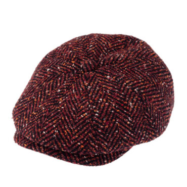 8-Panel Cap Wolle Herringbone – hochwertige Kopfbedeckung von Fiebig bei Hut Factory Schweiz