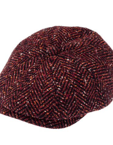 8-Panel Cap Wolle Herringbone – hochwertige Kopfbedeckung von Fiebig bei Hut Factory Schweiz