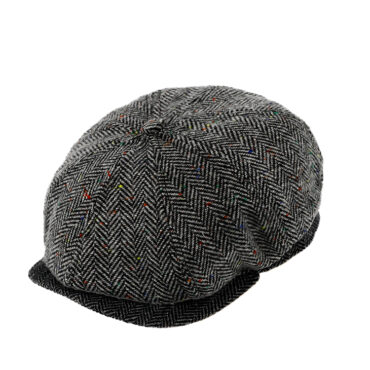 8-Panel Cap Fischgraet – hochwertige Kopfbedeckung von Fiebig bei Hut Factory Schweiz