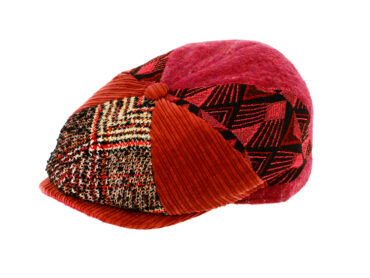 8-Panel Cap Wolle Patchwork mit Steg – hochwertige Kopfbedeckung von Fiebig bei Hut Factory Schweiz