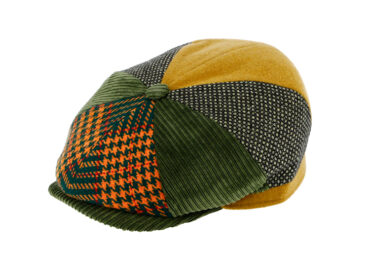 8-Panel Cap Wolle Patchwork mit Steg – hochwertige Kopfbedeckung von Fiebig bei Hut Factory Schweiz