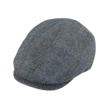 Flatcap Schurwolle Harris Tweed Fischgrät meliert – hochwertige Kopfbedeckung von Fiebig bei Hut Factory Schweiz