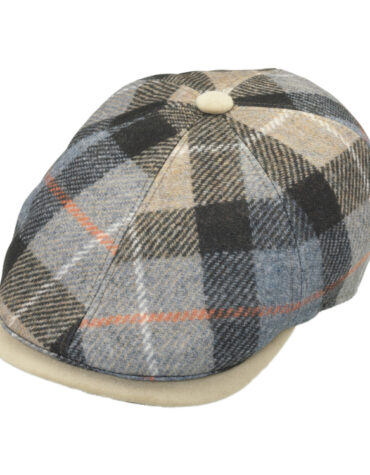 6-Panel Cap Wolle Karomuster – hochwertige Kopfbedeckung von Fiebig bei Hut Factory Schweiz